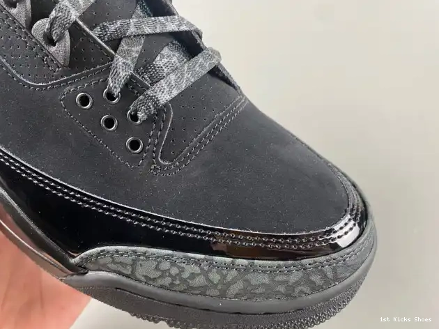 1st Kicks Shoes Air 3 Cat Black CT8532-001 Jordan 0514